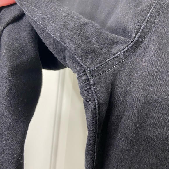 EUC Simply Vera Verawang‎ women’s black skinny fit leggings pull on pants large - Picture 2 of 7